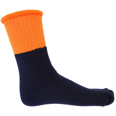 Picture of DNC Workwear-S105-HiVis 2 Tone Woolen Socks - 3 pair pack