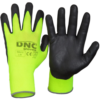 Picture of DNC Workwear-GN10-HiVis Nitrile Supaflex
