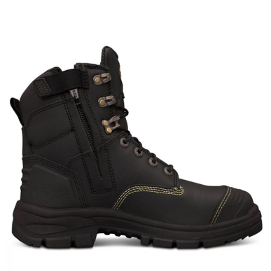 Picture of Oliver Boots-55-345Z-150MM BLACK ZIP SIDED BOOT