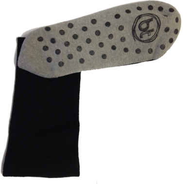 Picture of Bamboo Textiles-BAWITHwithSIRCULATION HEALTH SOCKS - WITH-Charcoal Circulation Health Socks - with grips
