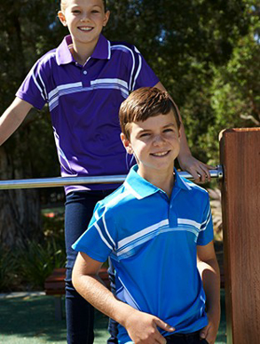 Picture of Bocini-CP1469-Kids Sublimated Gradated Polo