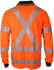 Picture of DNC Workwear-3510-Hivis Segmented Tape X Back Polo