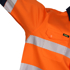 Picture of DNC Workwear-3648-Hivis 2 Tone Segment Taped Coolight Shirt
