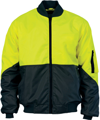 Picture of DNC Workwear-3761-HiVis 2 Tone Day Bomber Jacket