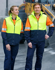 Picture of Australian Industrial Wear -SW08-Unisex Hi-Vis Two Tone Polar Vest