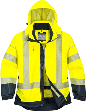 Picture of Prime Mover Workwear-T403-PW3 Hi-Vis Breathable Jacket