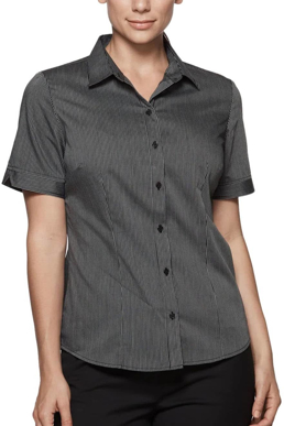Picture of Aussie Pacific Henley Lady Shirt Short Sleeve (2900S)