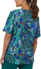 Picture of NNT Uniforms Warlu Indigenous Unisex V-Neck Printed Scrub Top (CATRFR)