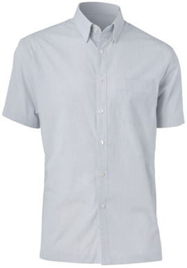 Picture of NNT Uniforms-CATD78-WGS-Short Sleeve Button down Collar Shirt