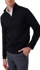 Picture of NNT Uniforms-CATE37-BLA-Long Sleeve Zip Neck Jumper