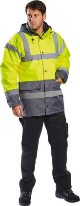 Picture of Prime Mover-S466-Contrast Traffic Jacket
