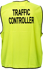 Picture of Prime Mover-MV119-Stock Printed TRAFFIC CONTROLLER Day Vest