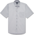 Picture of City Collection Shadow Stripe Mens Short Sleeve Shirt (4104SS)
