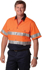Picture of Australian Industrial Wear -SW59-Men's Taped Cotton Drill Short Sleeve Safety Shirt