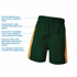 Picture of LW Reid-5338PS-Mueller Microfibre Shorts with Contrast Panel