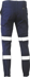 Picture of Bisley Workwear Taped Biomotion Stretch Cotton Drill Cargo Cuffed Pants (BPC6028T)