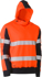 Picture of Bisley Workwear Taped Two Tone Hi Vis Contrast 4 Way Stretchy Hoodie (BK6815T)