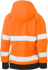 Picture of Bisley Workwear Womens Taped Hi Vis Fleece Zip Front Hoodie With Sherpa Lining (BKL6819T)