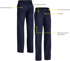 Picture of Bisley Workwear Womens Original Cotton Drill Work Pant (BPL6007)