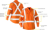 Picture of Bisley Workwear Recycled X Taped Hi Vis Drill Shirt (BS6266XT)