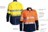 Picture of Bisley Workwear Taped Hi Vis Ripstop Shirt (BS6415T)