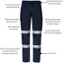 Picture of Syzmik Mens Essential Stretch Taped Cargo Pant (ZP923)