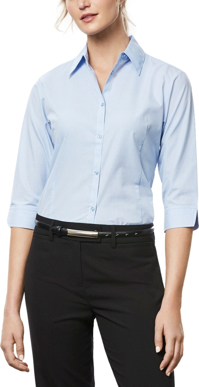 Picture of Biz Collection Womens Micro Check 3/4 Sleeve Shirt (LB8200)