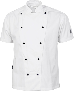 Picture of DNC Workwear Cool Breeze Short Sleeve Cotton Chef Jacket (1103)