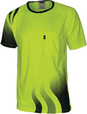 Picture of DNC Workwear Wave Hi Vis Sublimated T-Shirt (3562)