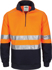 Picture of DNC Workwear Hi Vis Taped 1/2 Zip Fleece With Hoop Pattern - CSR Reflective Tape (3729)