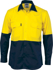 Picture of DNC Workwear Hi Vis 2 Tone Cool Breeze Cotton Long Sleeve Shirt (3840)