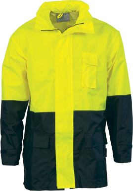 Picture of DNC Workwear Hi Vis Lightweight Rain Jacket (3877)