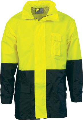 Picture of DNC Workwear Hi Vis Lightweight Rain Jacket (3877)