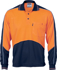 Picture of DNC Workwear Hi Vis Cool Breathe Panel Polo Long Sleeve Shirt (3892)