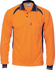 Picture of DNC Workwear Cool Breeze Contrast Mesh Long Sleeve Polo (3902)