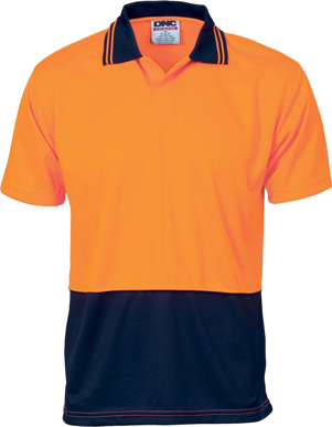 Picture of DNC Workwear Hi Vis Food Industry Short Sleeve Polo (3903)