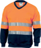Picture of DNC Workwear Hi Vis Taped V Neck Sweatshirt - Generic Reflective Tape (3921)