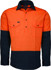 Picture of Ritemate Workwear 2 Tone Closed Front Long Sleeve Shirt (RM105CF)