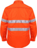 Picture of Ritemate Workwear Taped Vented Lightweight Open Front Long Sleeve Shirt (RM108V3R)