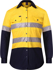 Picture of Ritemate Workwear Womens Taped 2 Tone Vented Lightweight Open Front Long Sleeve Shirt (RM208V2R)