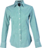 Picture of Ritemate Workwear Pilbara Womens Stripe Long Sleeve Shirt (RMPC013)