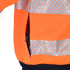 Picture of DNC Workwear Hi Vis Segmented Tape X Back 1/2 Zip Jumper (3533)