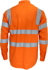 Picture of DNC Workwear Taped Hi Vis Lightweight VIC Rail Long Sleeve Shirt - CSR Reflective Tape (3741)