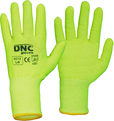 Picture of DNC Workwear Hi Vis Cut5 Liner Gloves (GC13)