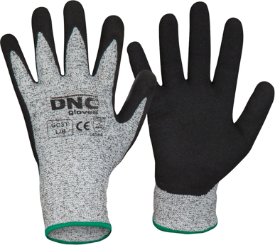 Picture of DNC Workwear Cut5 Nitrile Sandy Finish Palm Safety Gloves (GC31)