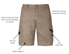 Picture of Syzmik Mens Rugged Cooling Stretch Shorts (ZS605)