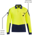 Picture of Syzmik Mens Hi Vis Flux Long Sleeve Polo (ZH310)