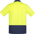 Picture of Syzmik Mens Hi Vis Comfort Back Short Sleeve Polo (ZH415)