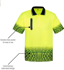 Picture of Syzmik Mens Hi Vis Tracks Short Sleeve Polo (ZH300)