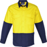 Picture of Syzmik Mens Rugged Cooling Hi Vis Long Sleeve Shirt (ZW128)